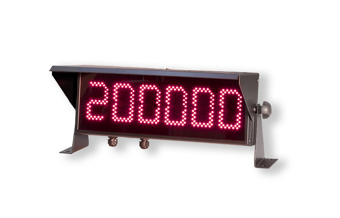 Remote display for weighing systems