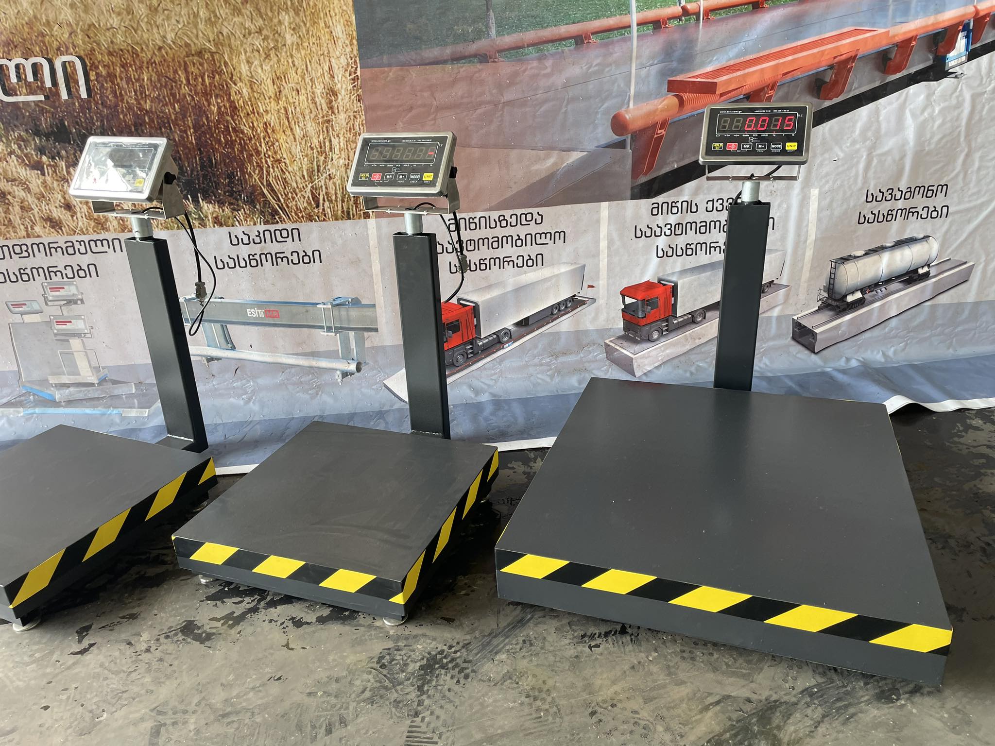 150 kg platform scale 60 x 60 cm