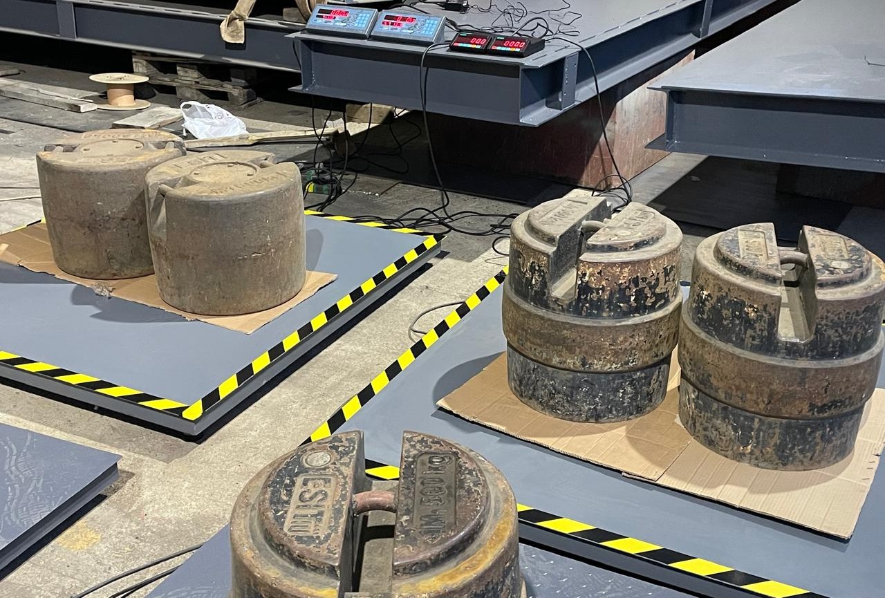 DVALI industrial scale calibration service photo