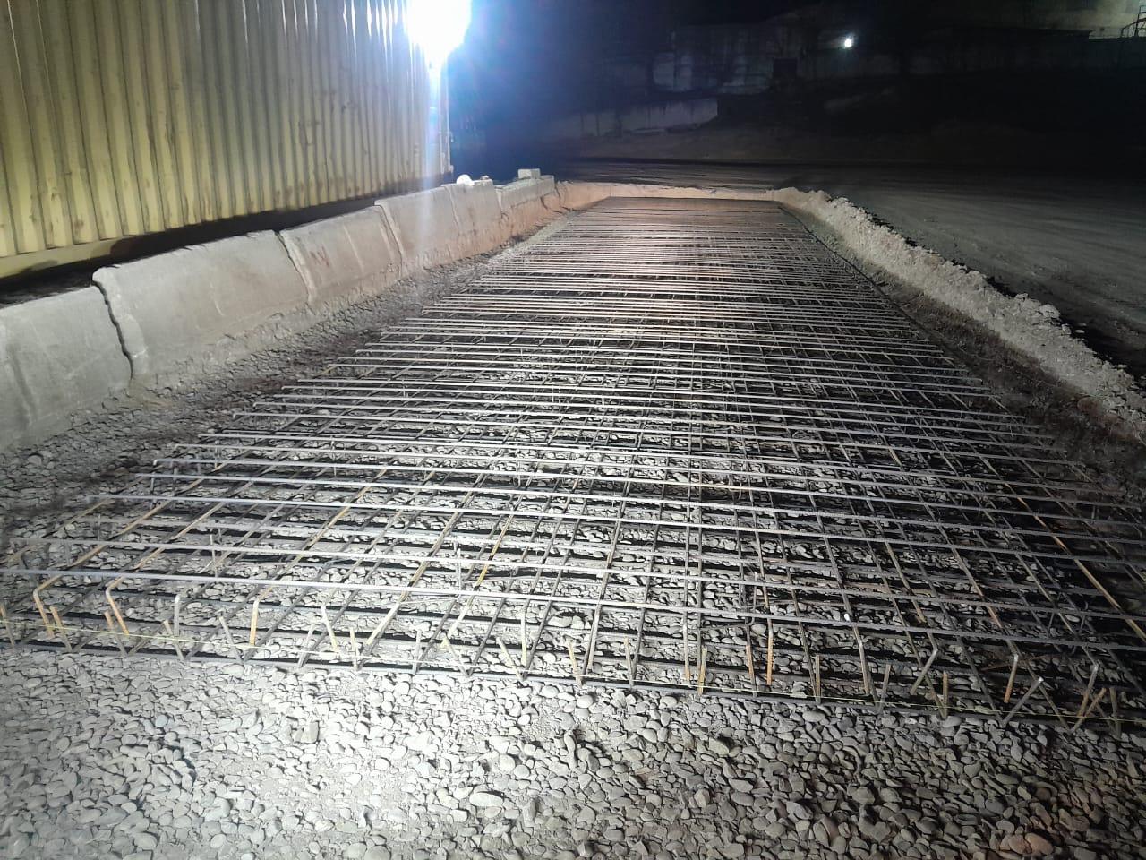 DVALI truck scale installation project in Georgia