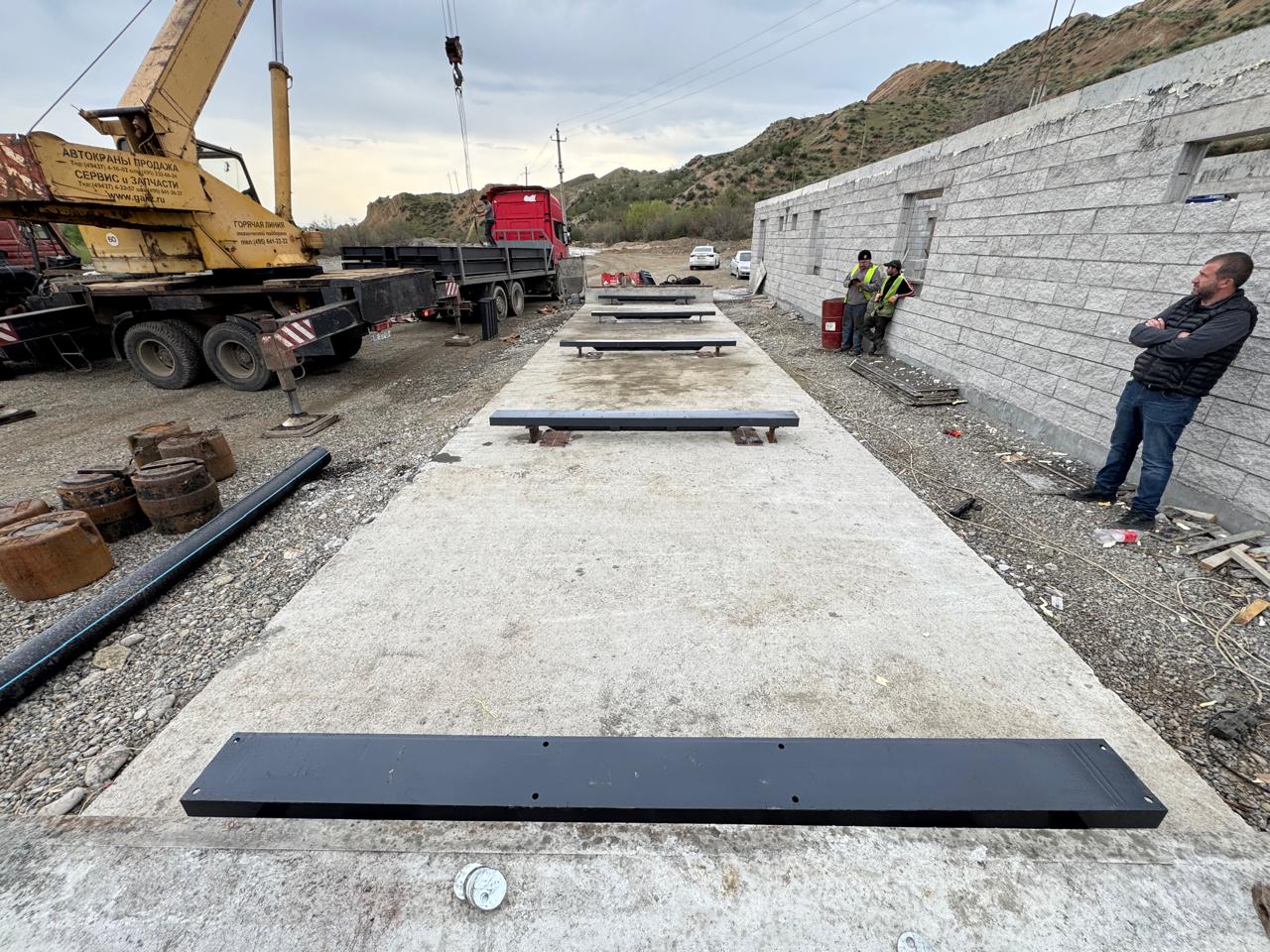 Truck scale installation gallery photo 2