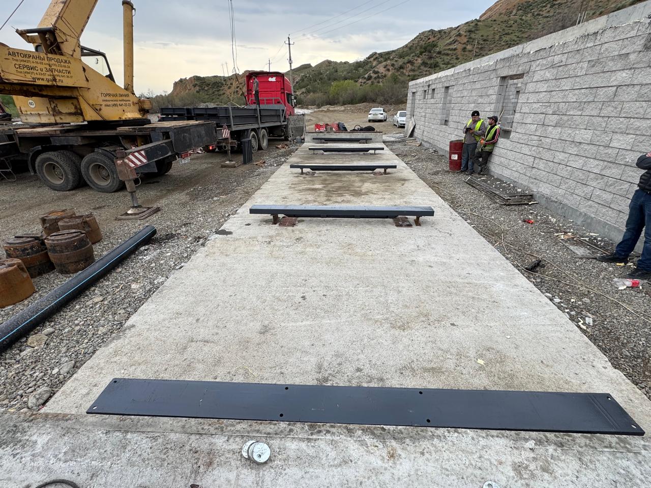 Truck scale installation gallery photo 3