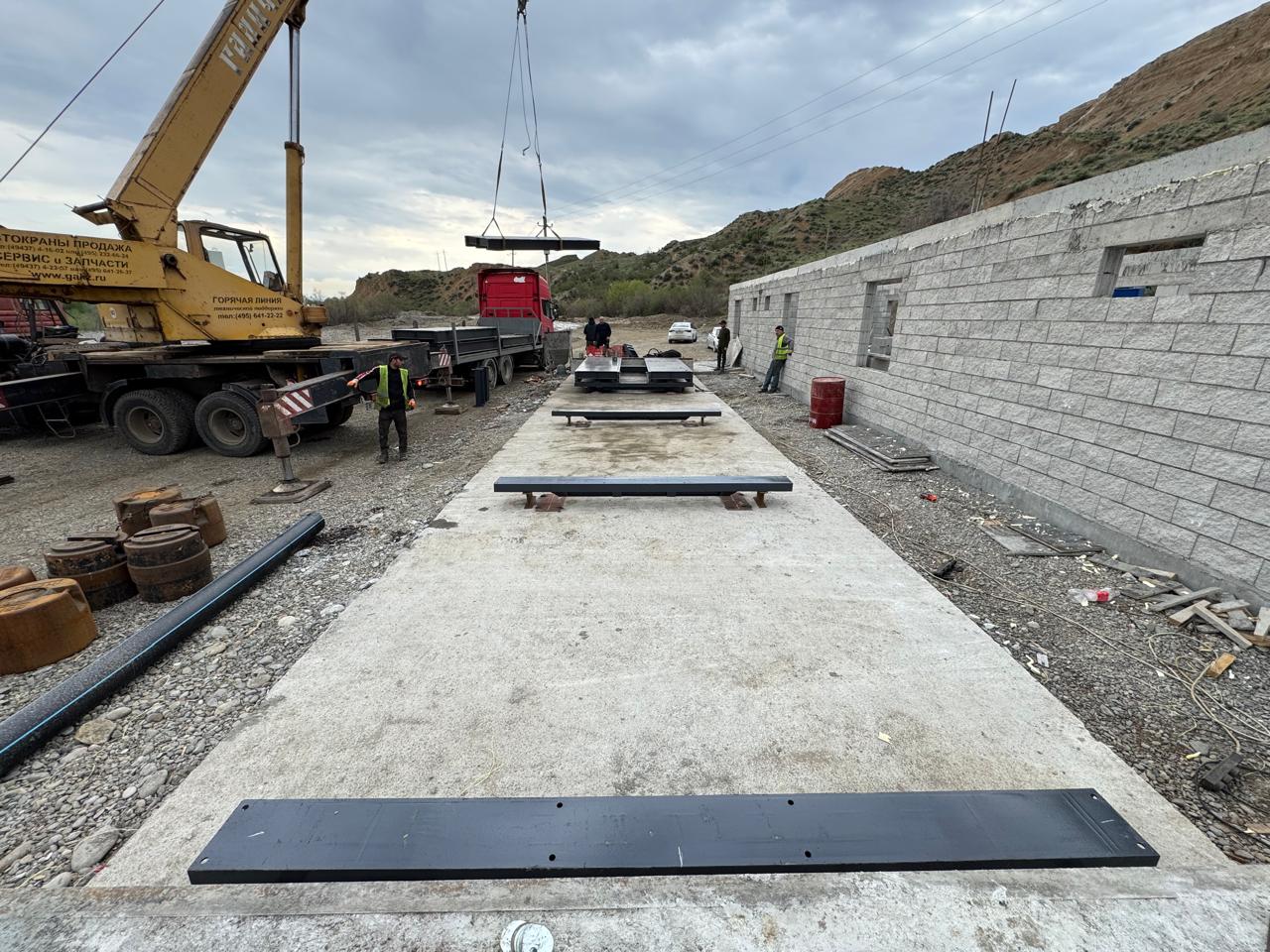 Truck scale installation gallery photo 4