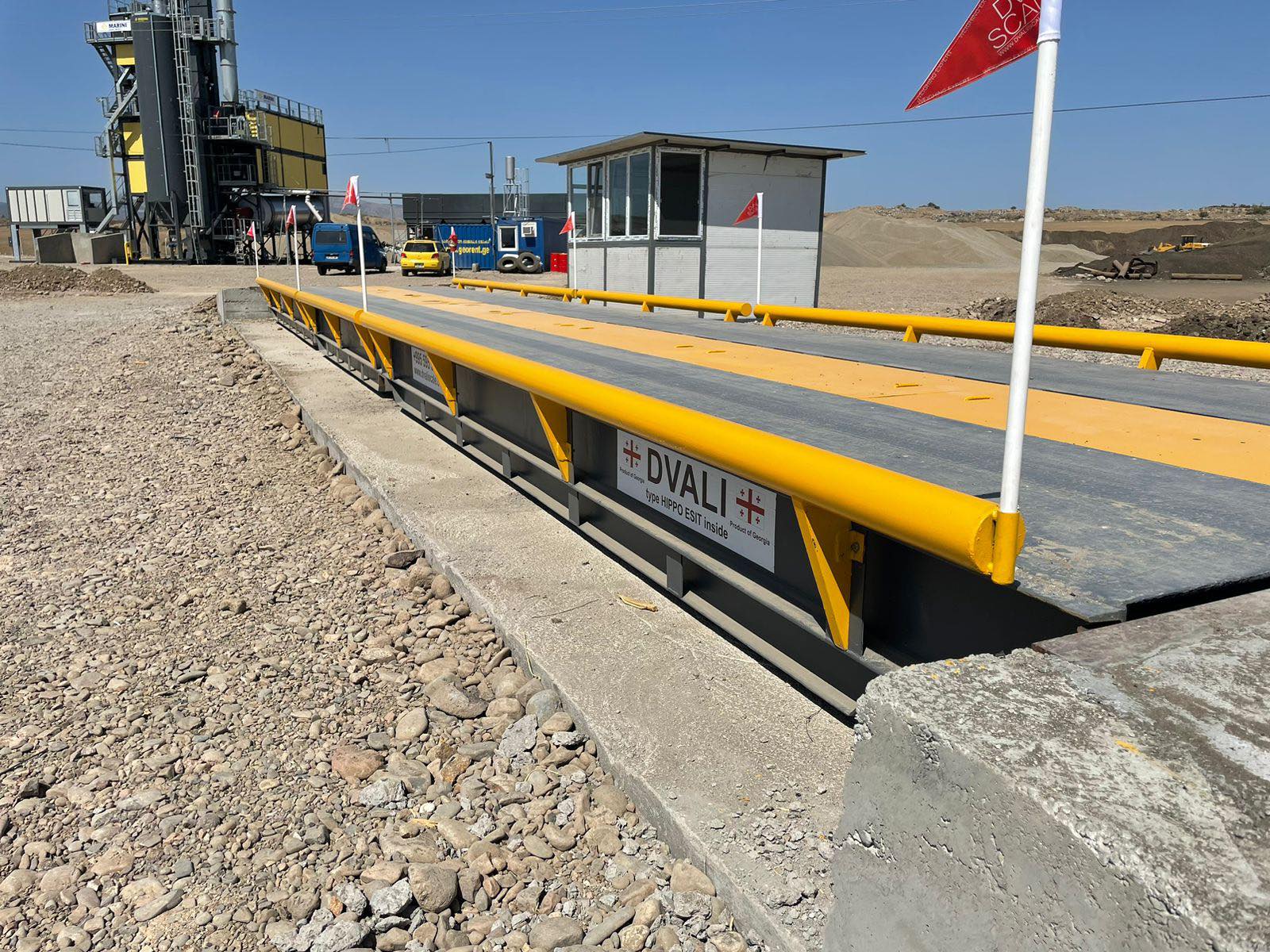 120 ton DVALI Super Heavy truck scale overall view